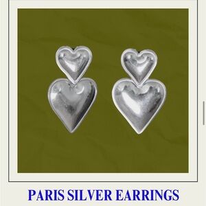Paris Silver Earrings